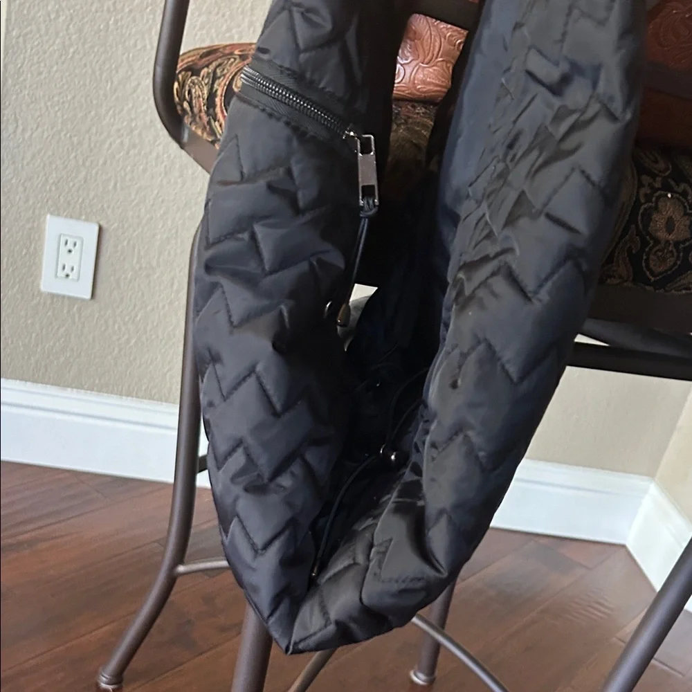 Top Paw Black Quilted Pet Sling Carrier
